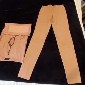 Brand new Stouls womens leather pants size M